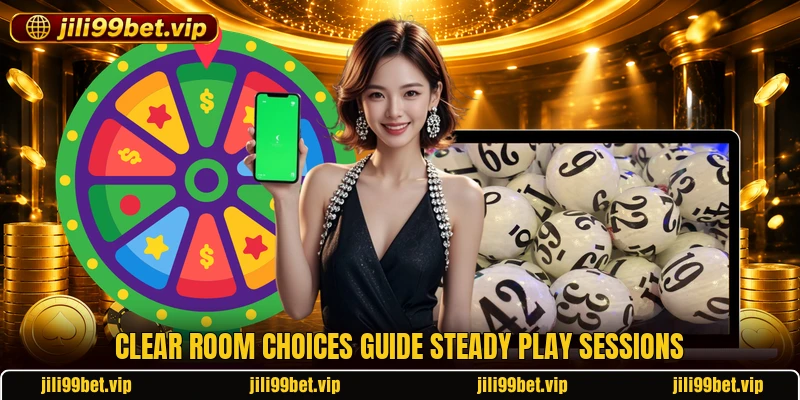 Clear room choices guide steady play sessions Clear room choices guide steady play sessions