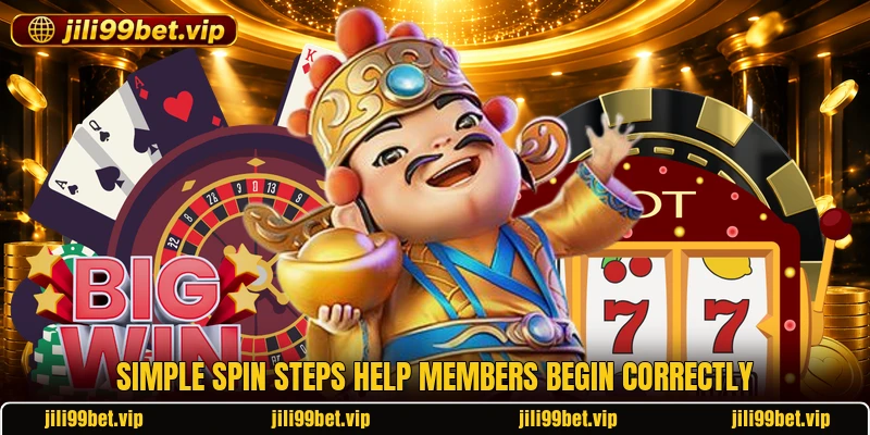 Simple spin steps help members begin correctly Simple spin steps help members begin correctly