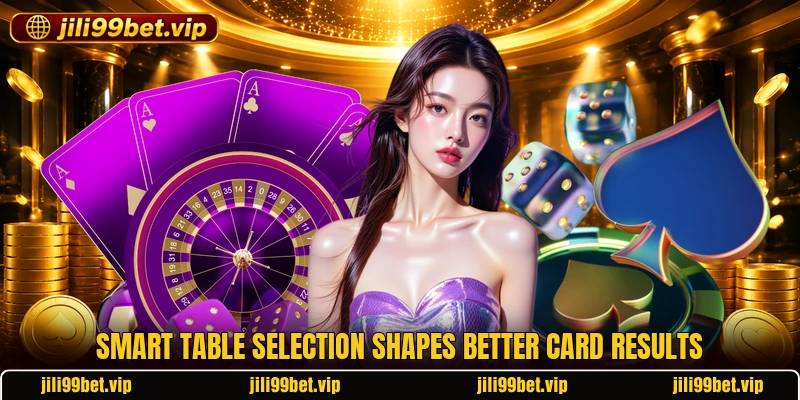 Smart table selection shapes better card results Smart table selection shapes better card results